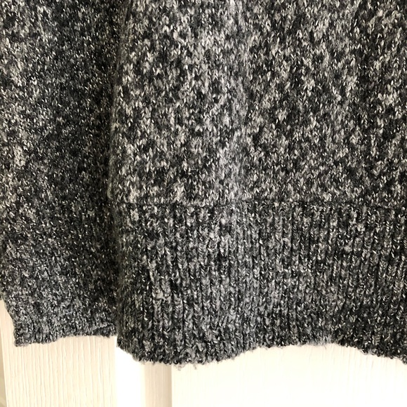 Grey Marled Hooded Sweater - Picture 9 of 15
